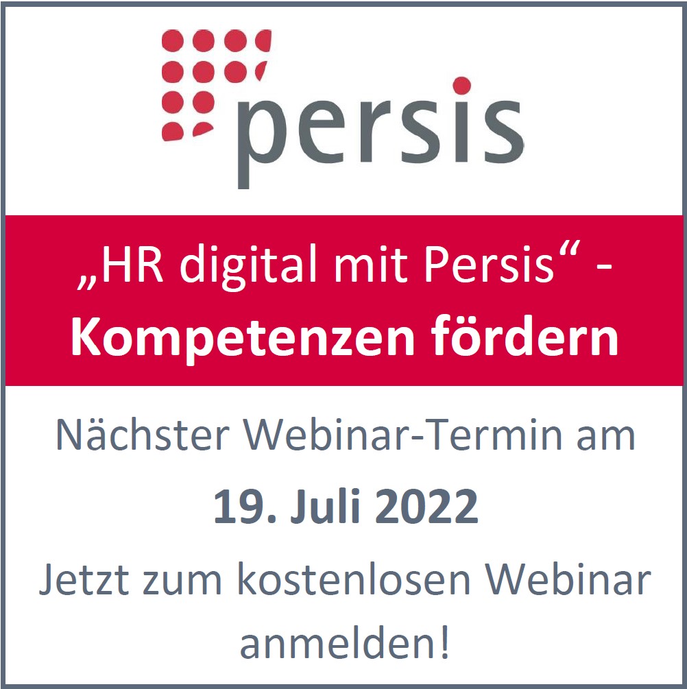 HR digital mit Persis - Kompetenzen fördern