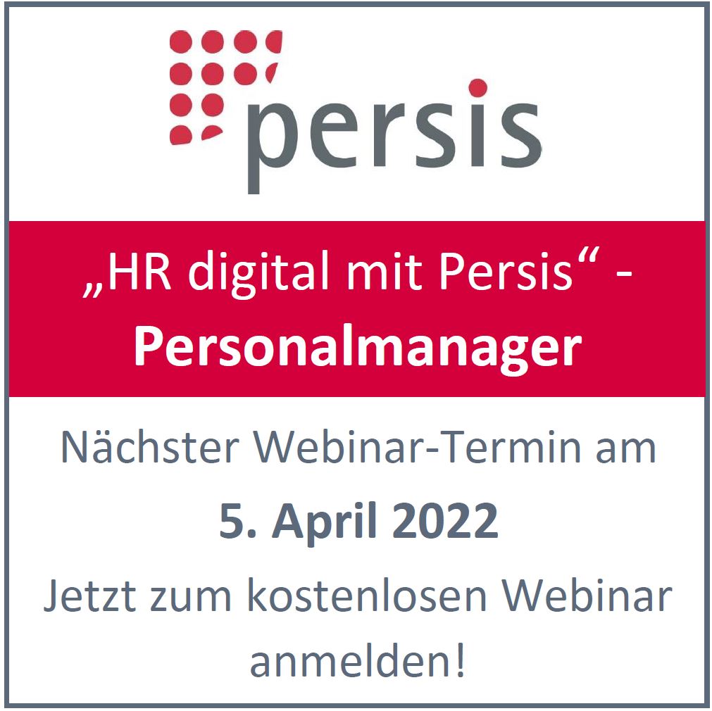 HR digital mit Persis - Personalmanager